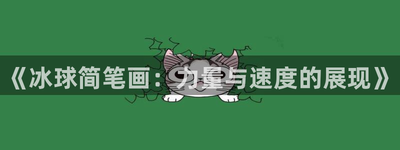 球速体育：《冰球简笔画：力量与速度的展现》